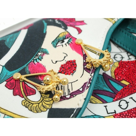 Christian Dior Saddle Bag Multicolor White - Picture 8 of 9